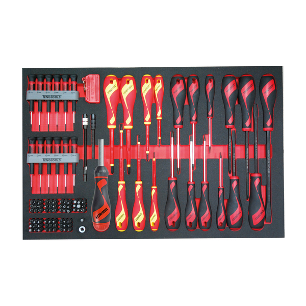 Teng Tools 98 Piece Screwdriver/Bit Driver Set TTEMD98N